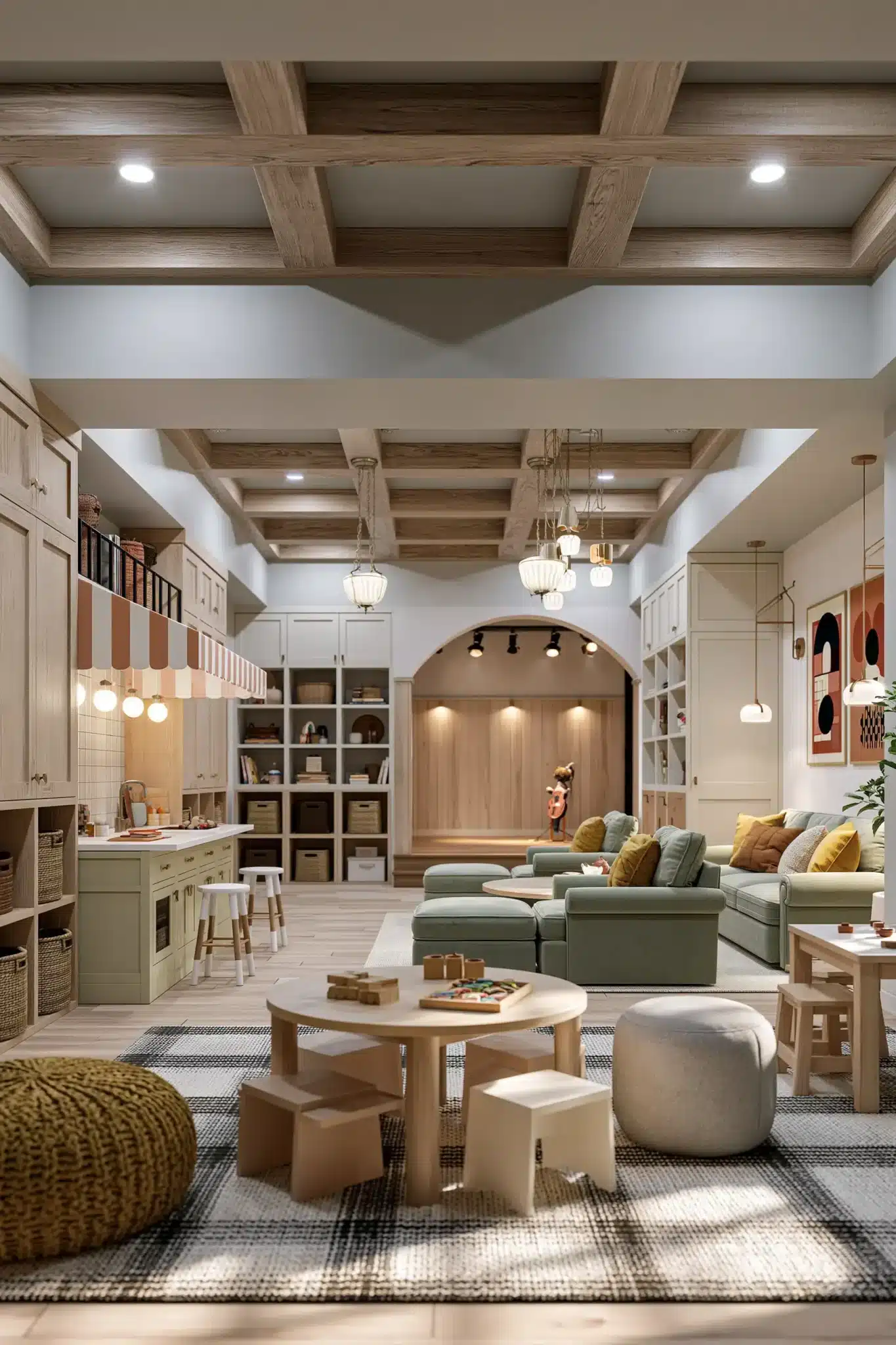 29 Basement Playroom Ideas That Use the Space You Already Have basement playroom