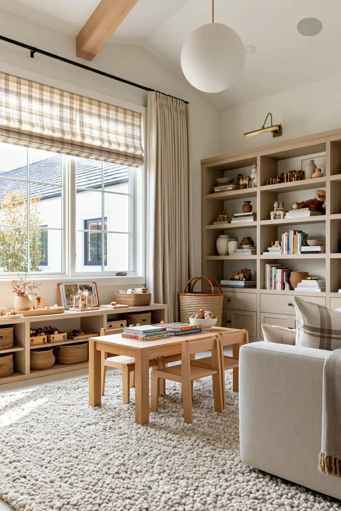 29 Family Room Playroom Ideas That Share the Space family room playroom