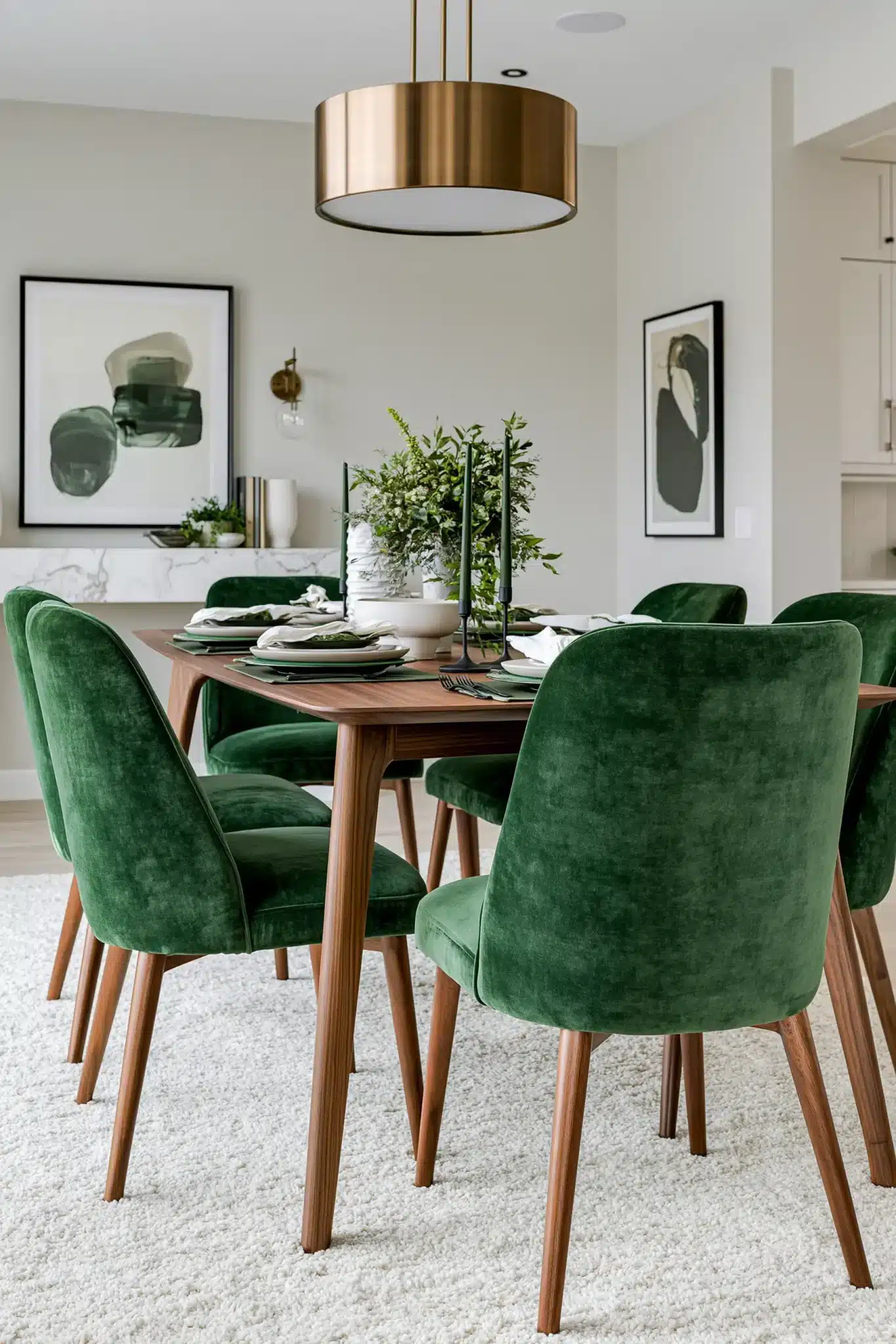 29 Green Dining Room Ideas for a Calmer Wall green dining room