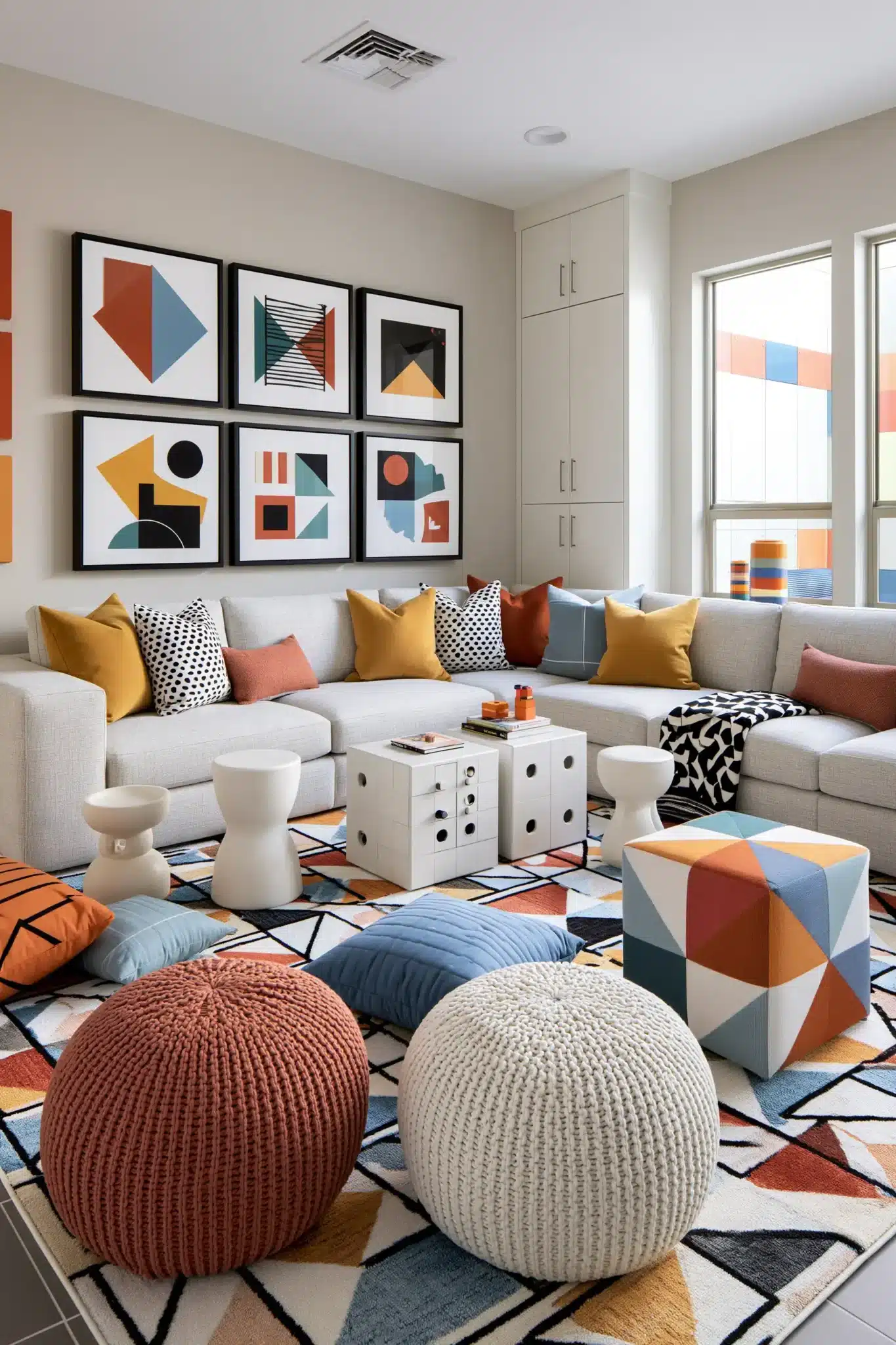 29 Family Room Playroom Ideas That Share the Space family room playroom