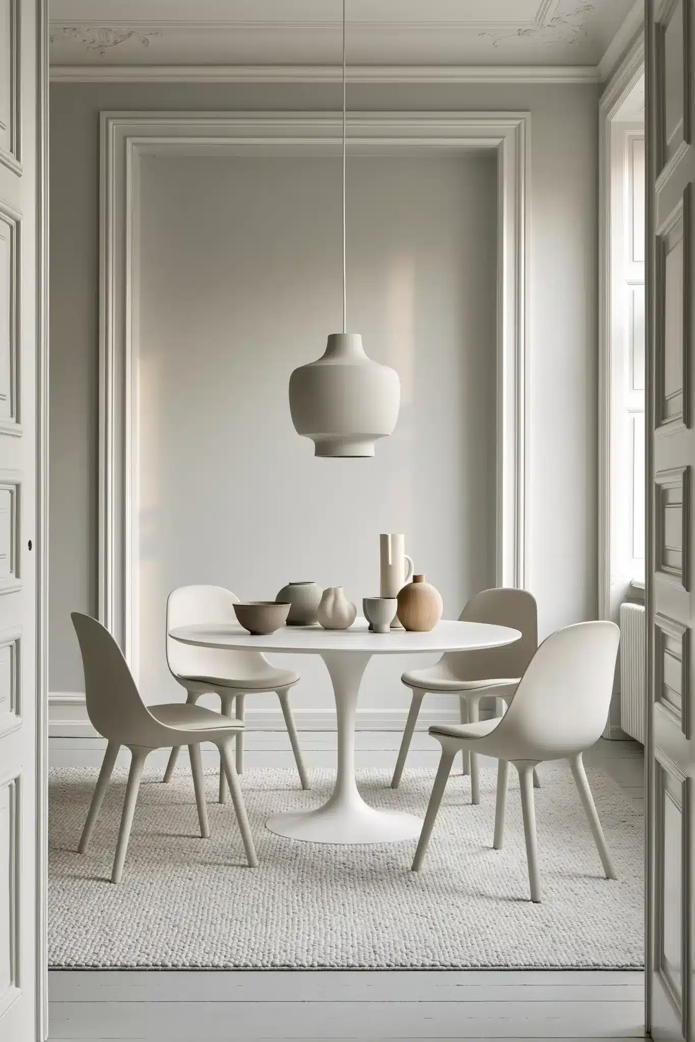 29 Round Table Dining Room Plans for Easier Conversation round table dining room