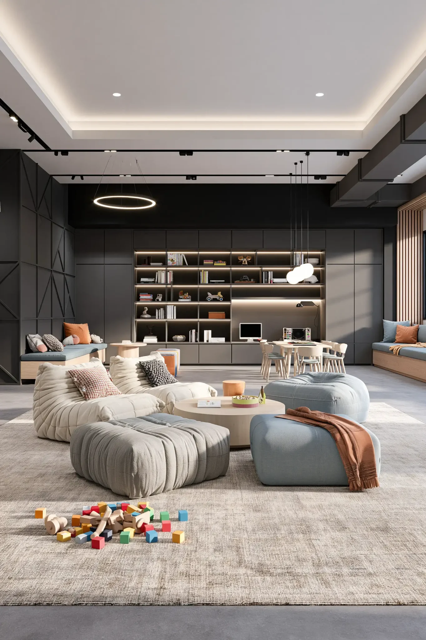 29 Basement Playroom Ideas That Use the Space You Already Have basement playroom